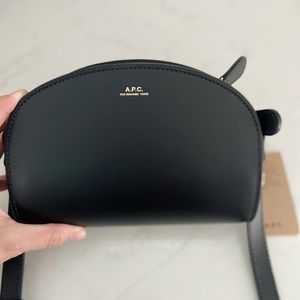APC Demi Lune Mini Bag in LZZ Noir